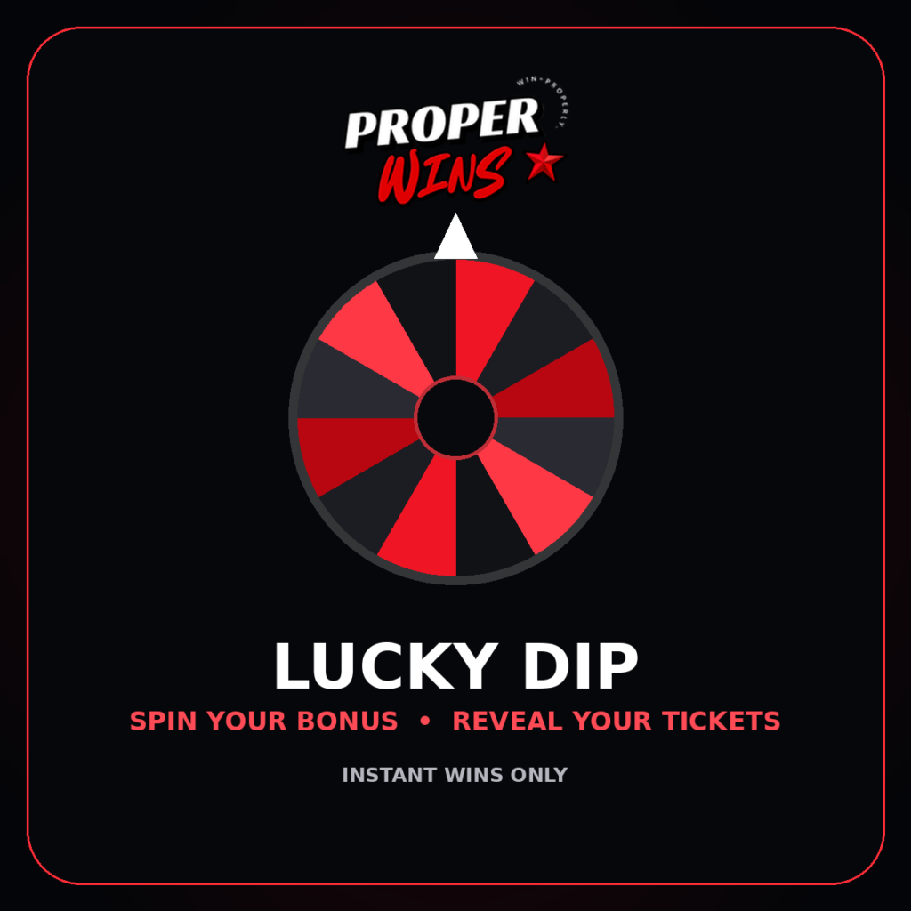 Proper Wins £10 Lucky Dip